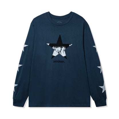Sudadera de Manga Larga Anxiety Star de Cuello Redondo