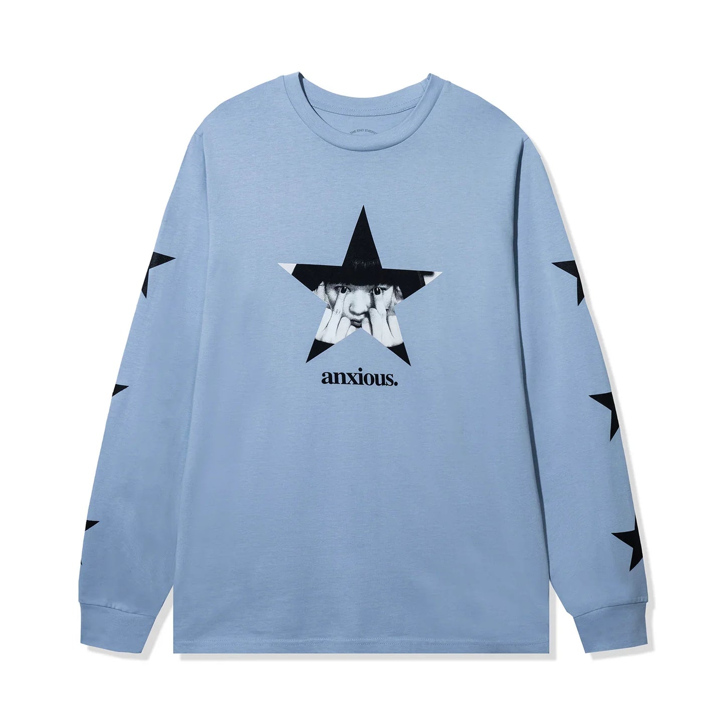 Sudadera de Manga Larga Anxiety Star de Cuello Redondo