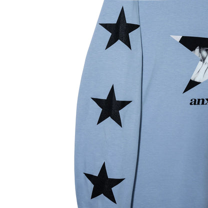 Sudadera de Manga Larga Anxiety Star de Cuello Redondo