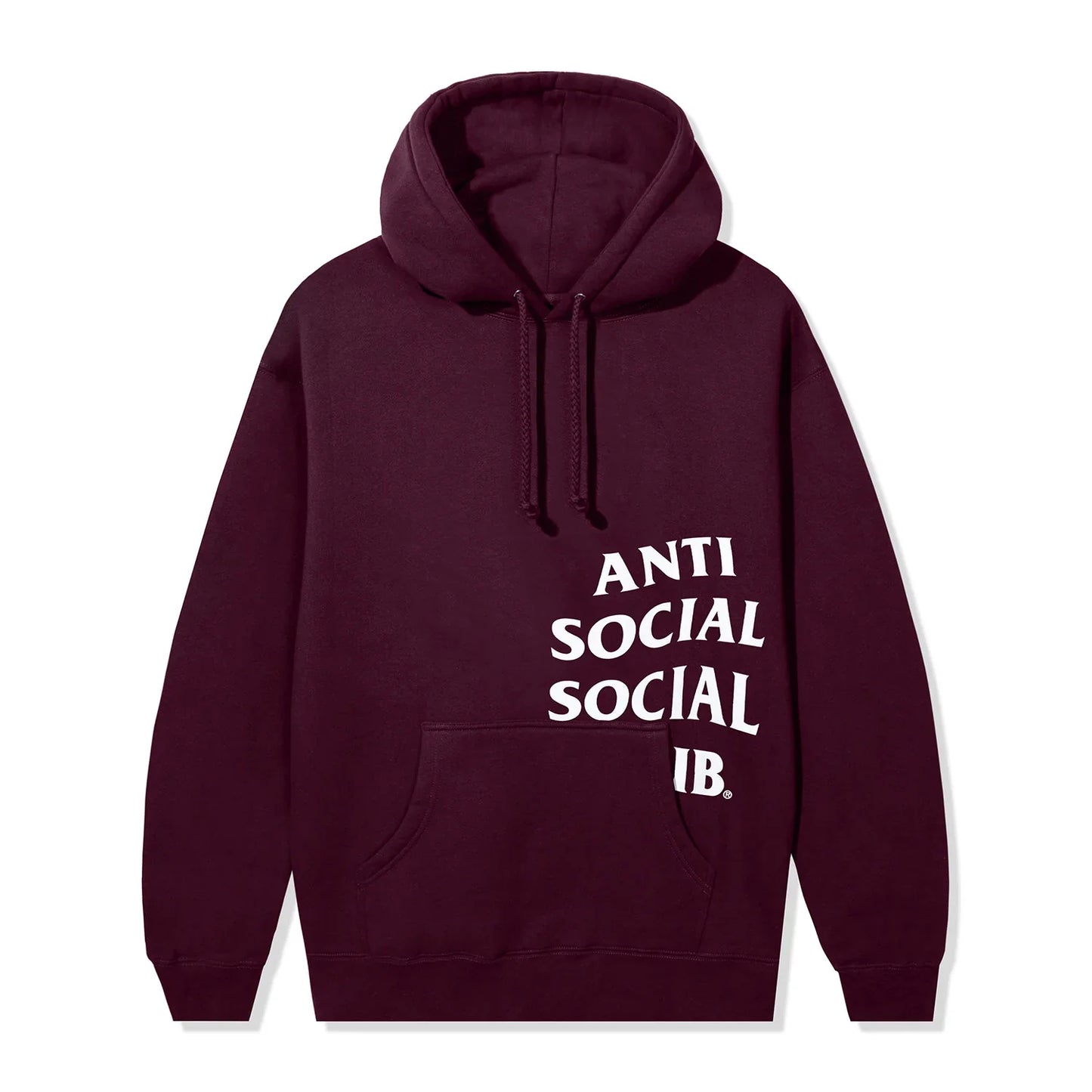 Sudadera con Capucha Cut Off Logo Granate