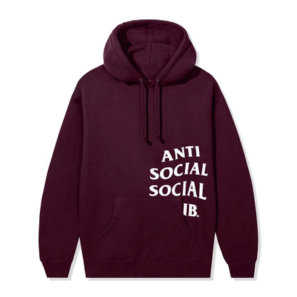 Sudadera con Capucha Cut Off Logo Granate