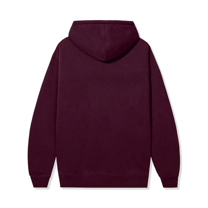 Sudadera con Capucha Cut Off Logo Granate